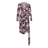 Lardini Elegant Purple Viscose Dress -   -  Lardini.